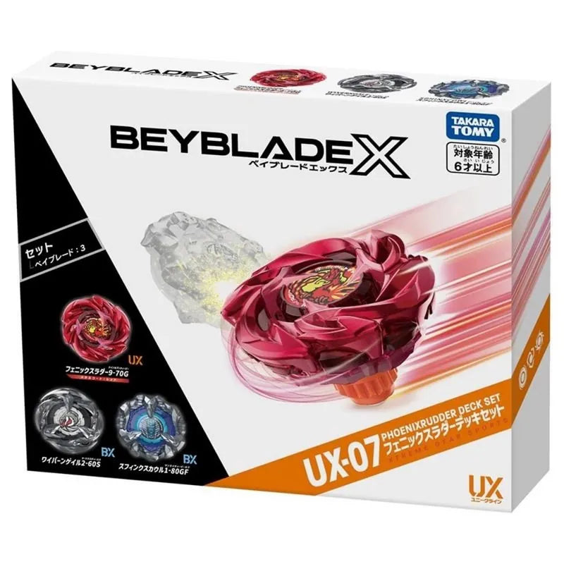 <日本正版>BEYBLADE X 戰鬥陀螺 UX-07 鳳凰尾翼改造組