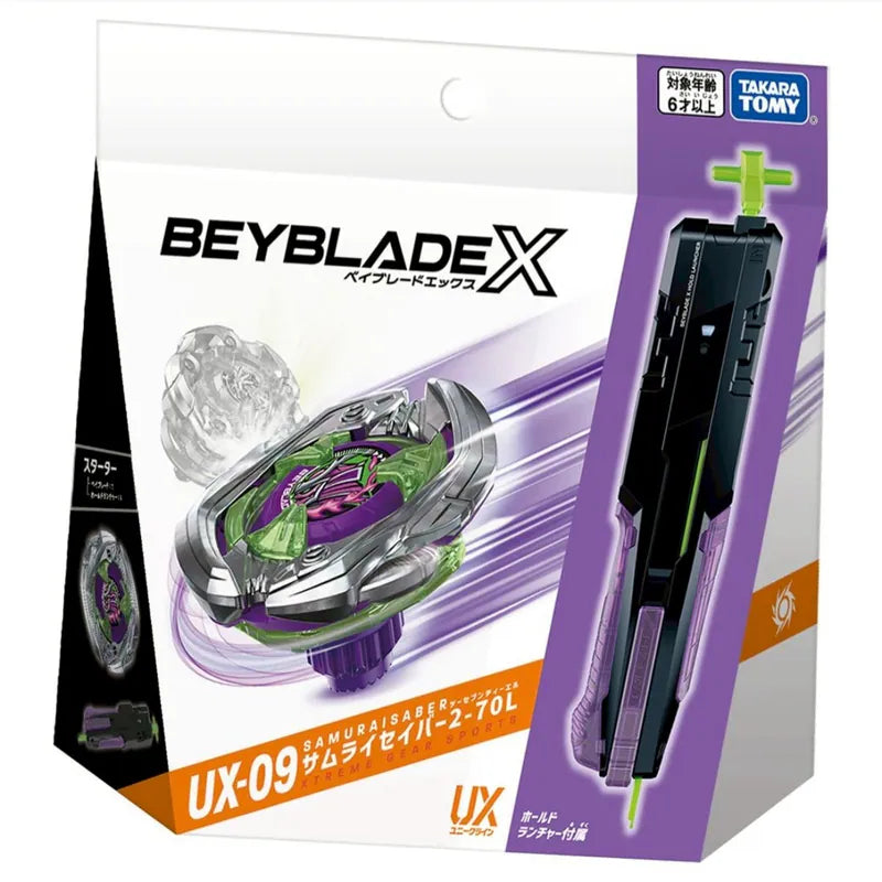 <日本正版>BEYBLADE X 戰鬥陀螺 UX-09 武士星劍豪華組