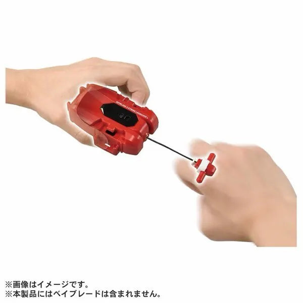 <日本正版>BEYBLADE X 戰鬥陀螺 BX-47 左迴旋風發射器 紅色 拉繩