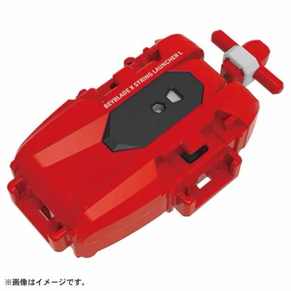 <日本正版>BEYBLADE X 戰鬥陀螺 BX-47 左迴旋風發射器 紅色 拉繩